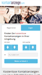 Mobile Screenshot of kontaktanzeige.com